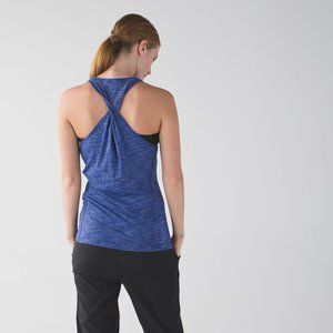 Lululemon &go Everywhere Tank, Heathered Sapphire Blue, Size: 8
